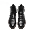 Men's Classic Chelsea Boots – Slip-On Ankle Boots with Elastic Sides