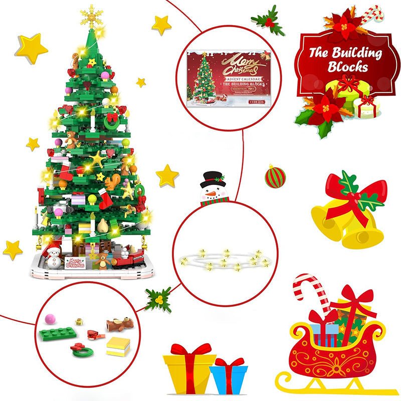 Oscar | 1102 Piece Christmas Village Building Block Advent Calendar