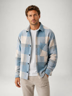 Men's Brushed Plaid Flannel Shirt – Relaxed Fit Overshirt