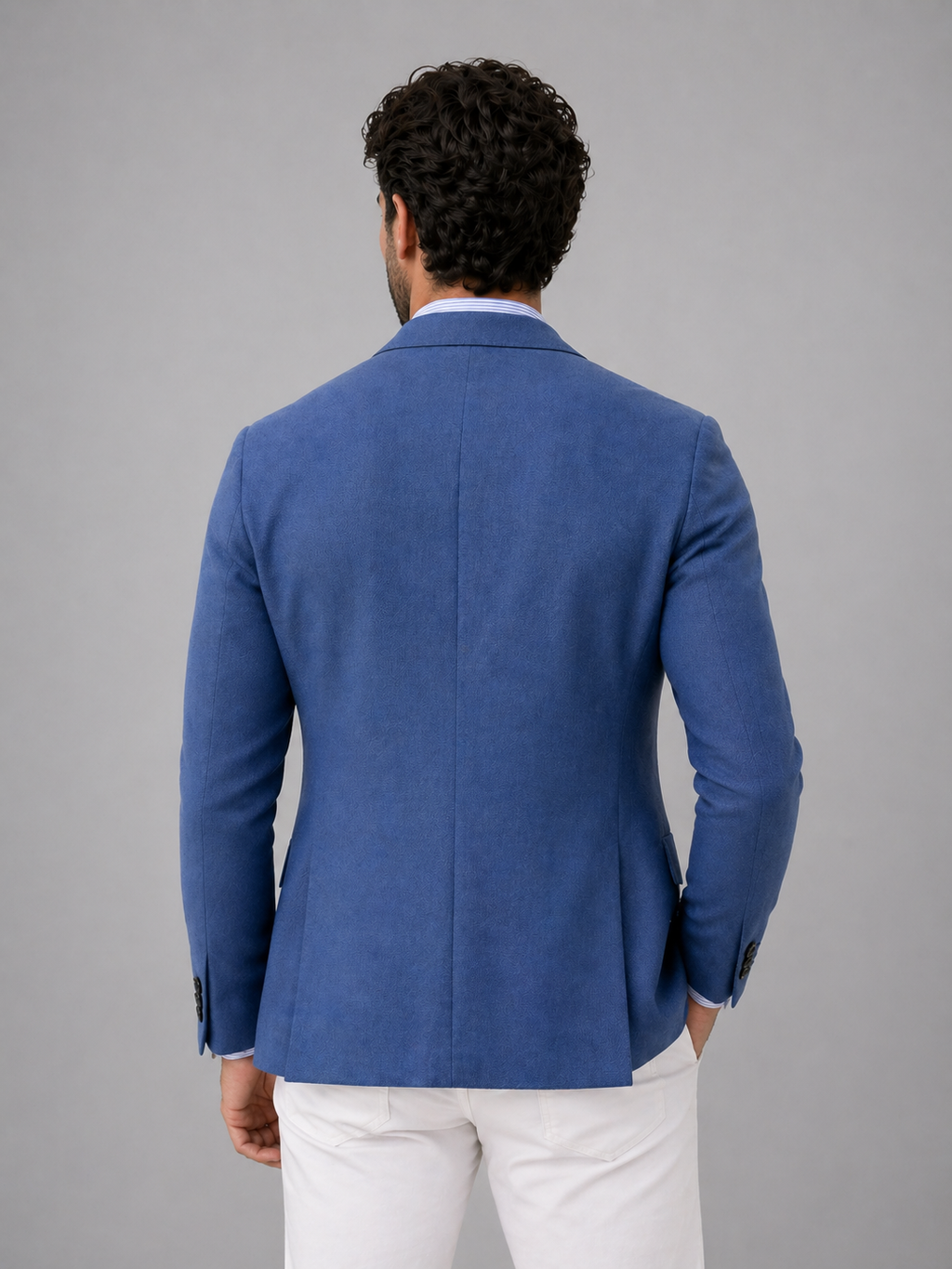 Men's Lightweight Casual Blazer – Unstructured Tailored Sport Coat