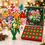 Daisy | Build a Flower Christmas Advent Calendar with 24 DIY Bouquet Kits