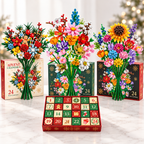 Daisy | Build a Flower Christmas Advent Calendar with 24 DIY Bouquet Kits