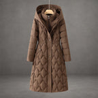 Lizza – Longline Hooded Down Coat