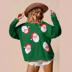 Tessa | Women Sequin Sleeve Christmas Sweatshirt