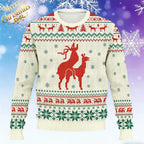 Rudy | Unisex Reindeer Print Ugly Christmas Sweater