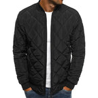 Men's Diamond Quilted Jacket – Lightweight Transitional Layer