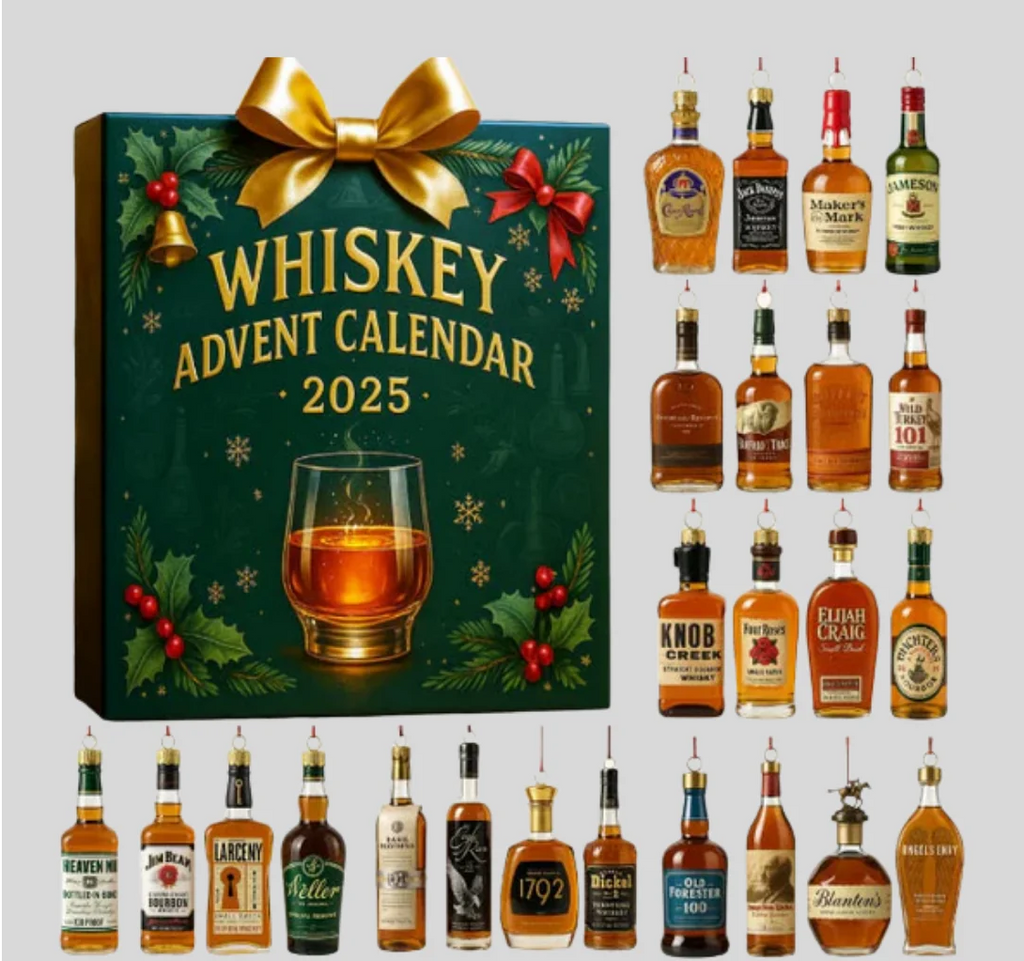 Walker | Whisky and Bourbon Christmas Advent Calendar 2026 with 24 Mini Bottle Designs