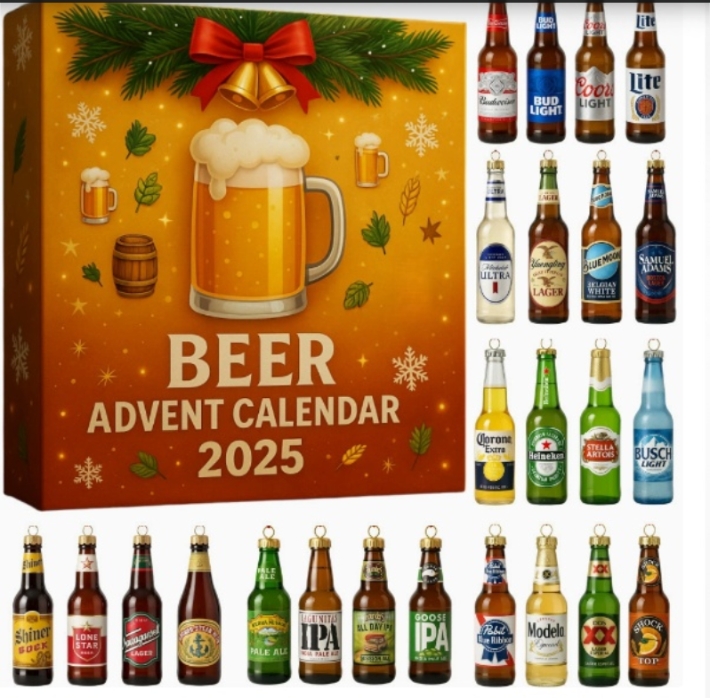 Walker | Whisky and Bourbon Christmas Advent Calendar 2026 with 24 Mini Bottle Designs
