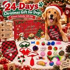 Buddy | Dog Christmas Advent Calendar with 24 Pet Toys and Holiday Accessories