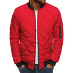 Men's Diamond Quilted Jacket – Lightweight Transitional Layer