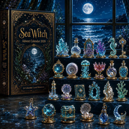 Celeste | Celestial Witch Christmas Advent Calendar 2026 with 24 Mystic Figurines