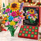 Daisy | Build a Flower Christmas Advent Calendar with 24 DIY Bouquet Kits