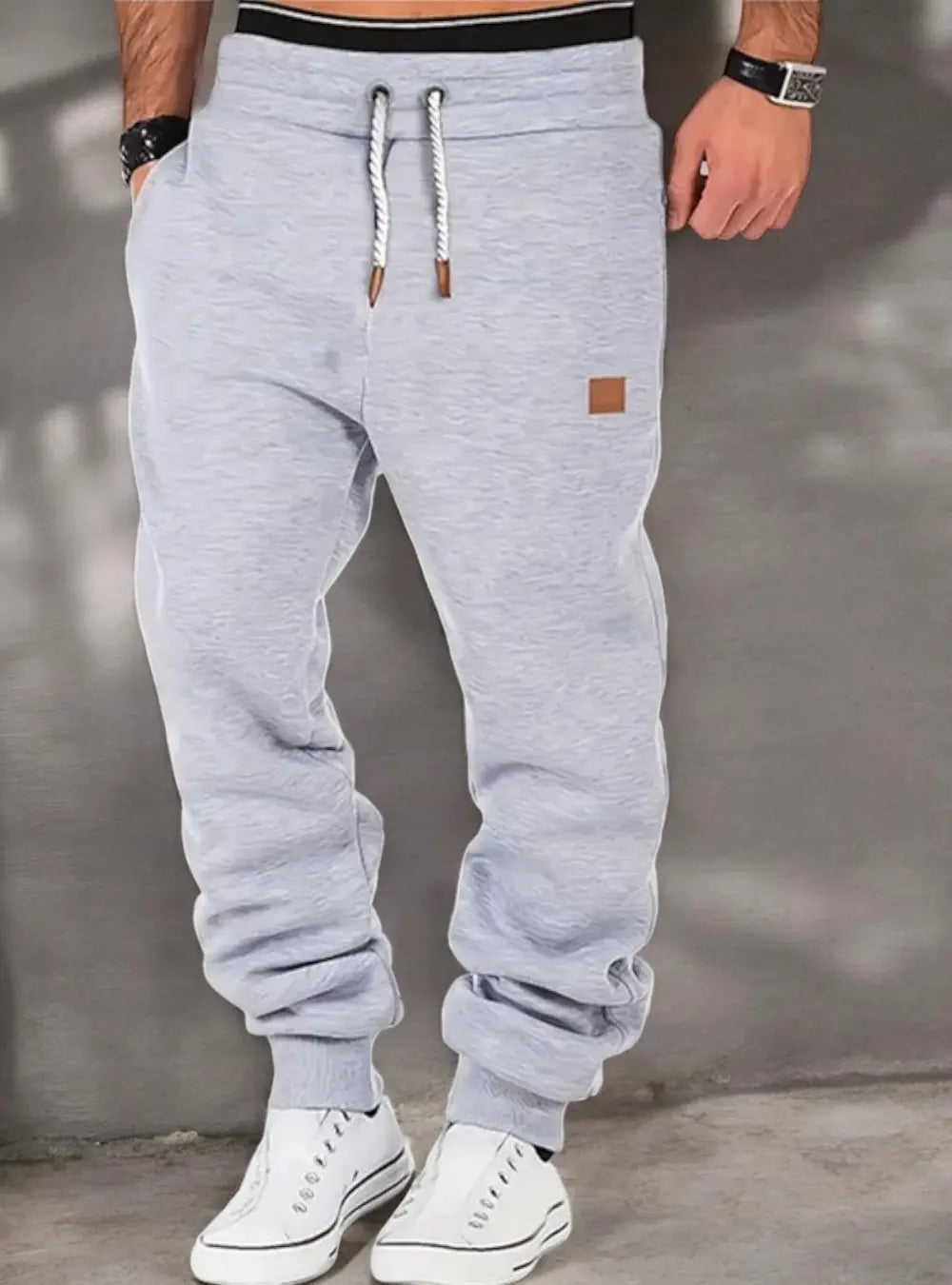Men's Tapered Jogger Sweatpants – Drawstring Waist Casual Joggers