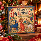 Felix | Medieval Cat Christmas Advent Calendar with 24 Funny Cat Figurines