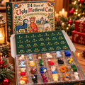 Felix | Medieval Cat Christmas Advent Calendar with 24 Funny Cat Figurines