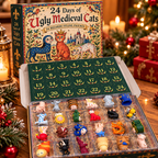 Felix | Medieval Cat Christmas Advent Calendar with 24 Funny Cat Figurines