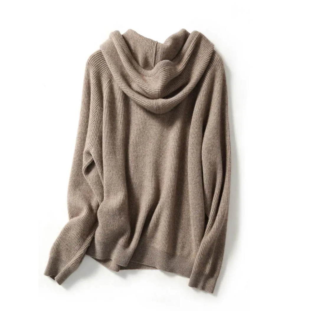 Nora | Women Relaxed Knit Drawstring Hoodie