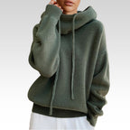 Women's Fine Knit Turtleneck Sweater – Elegant High Neck Pullover