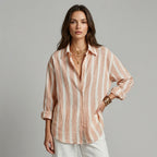 Aria Striped Button-Down Shirt