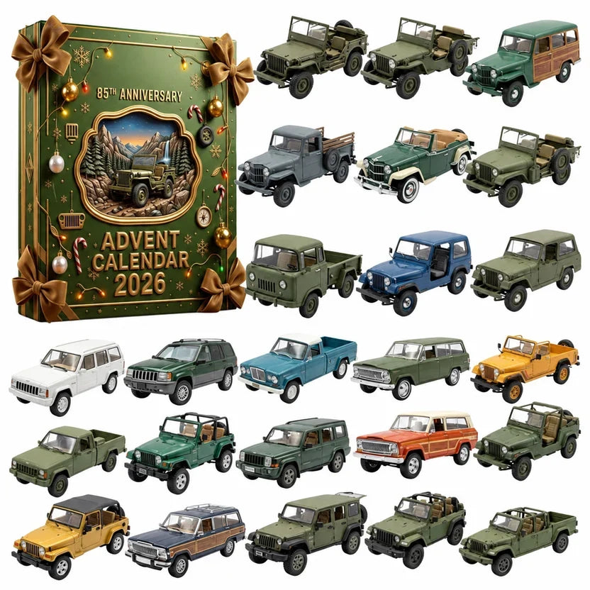 Dean | Classic Car Christmas Advent Calendar with 24 Retro Mini Vehicles