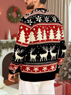 Carter | Unisex Fair Isle Reindeer Christmas Sweater