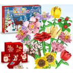 Daisy | Build a Flower Christmas Advent Calendar with 24 DIY Bouquet Kits