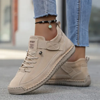 Cushioned Slip-On Platform Sneakers – Lightweight Wide Fit Walking Shoes