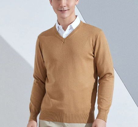 Rowan | Men Slim Fit V Neck Knit Sweater