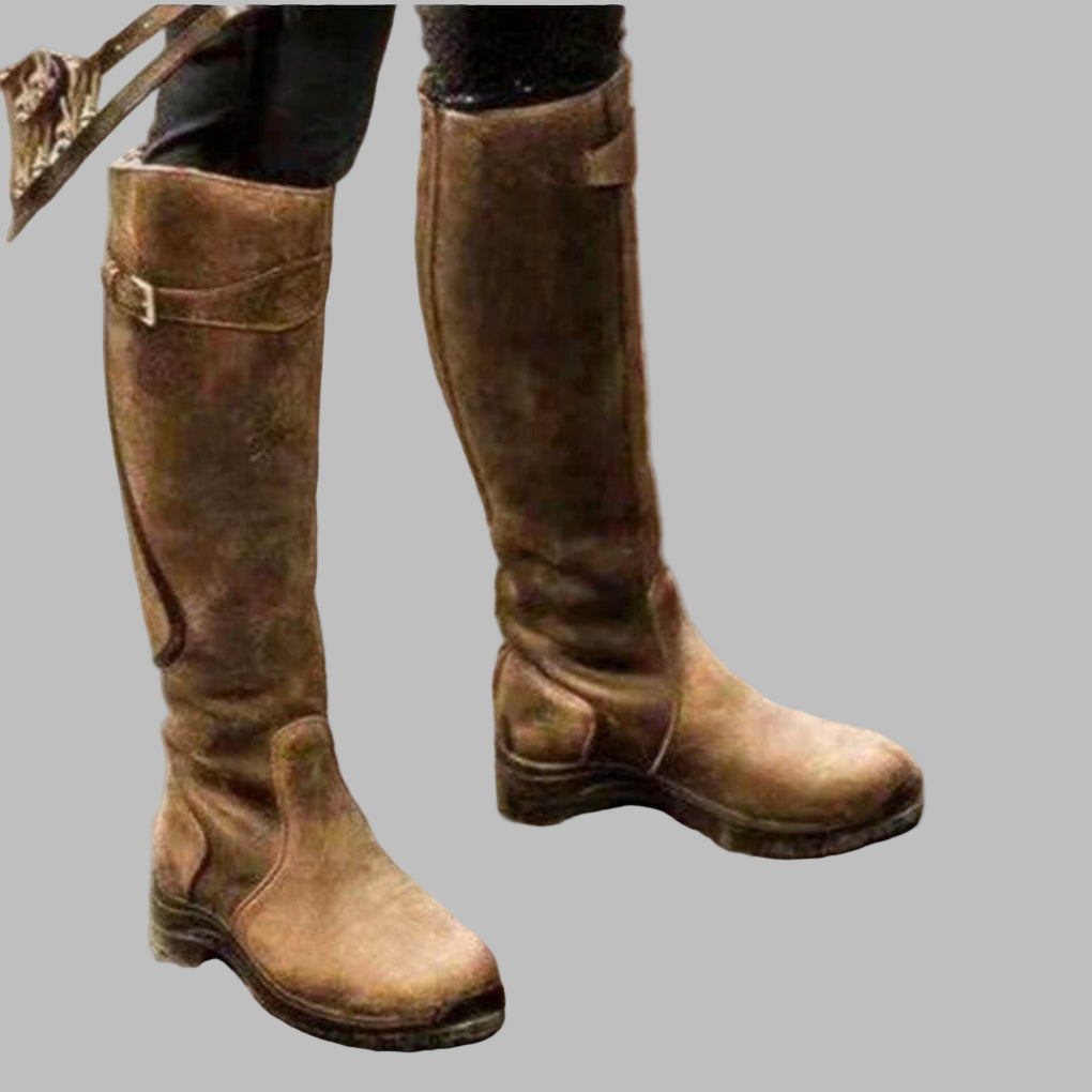 Women's Outdoor Hiking Boots with Strap – Rugged Ankle Boots