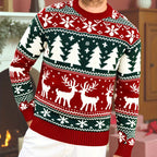 Carter | Unisex Fair Isle Reindeer Christmas Sweater