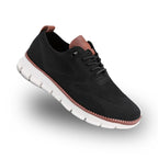 Men's Breathable Mesh Walking Sneakers – Wide Toe Box Cushioned Shoes