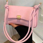 Women's Mini Flap Shoulder Bag – Structured Handbag with Adjustable Strap