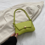 Women's Mini Flap Shoulder Bag – Structured Handbag with Adjustable Strap