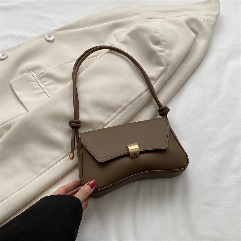 Women's Mini Flap Shoulder Bag – Structured Handbag with Adjustable Strap