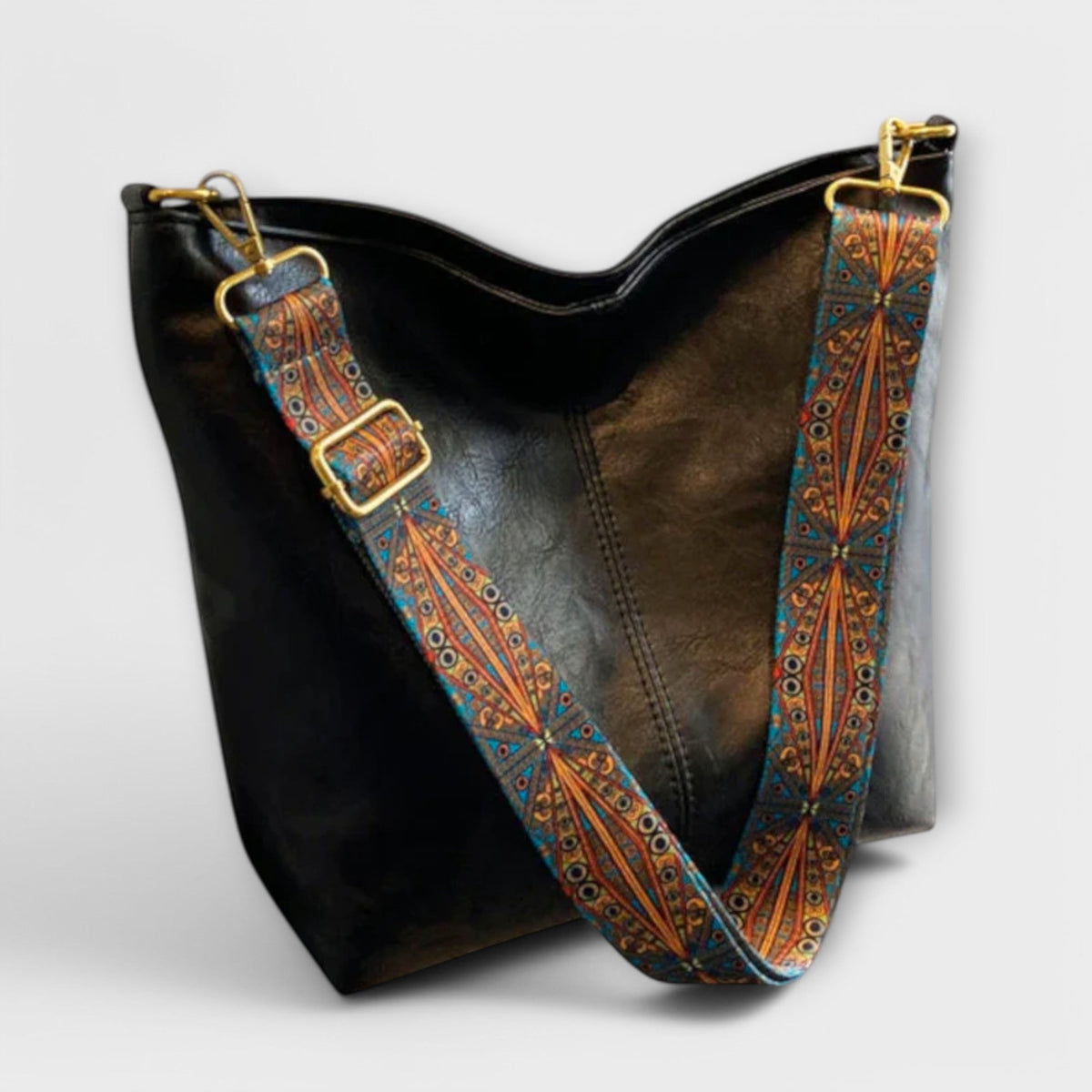 Women's Large Vintage-Style Shoulder Tote – Spacious Everyday Carryall