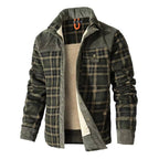 Bradley | Sophisticated Plaid Corduroy Flannel Jacket