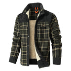 Bradley | Sophisticated Plaid Corduroy Flannel Jacket