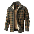 Bradley | Sophisticated Plaid Corduroy Flannel Jacket