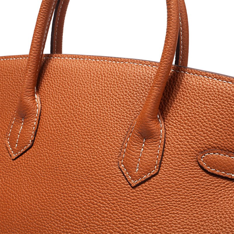 Women's Structured Top Handle Handbag – Elegant Everyday Shoulder Bag
