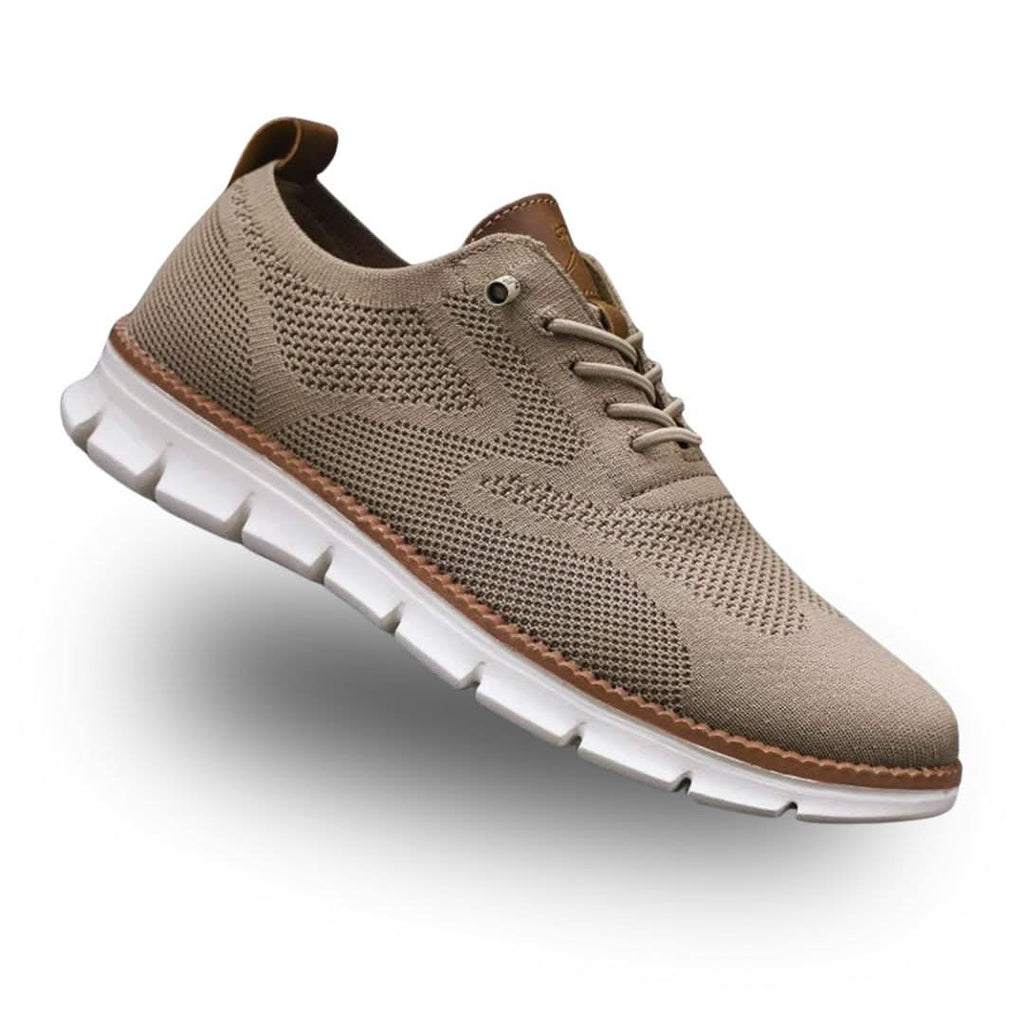 Men's Breathable Mesh Walking Sneakers – Wide Toe Box Cushioned Shoes