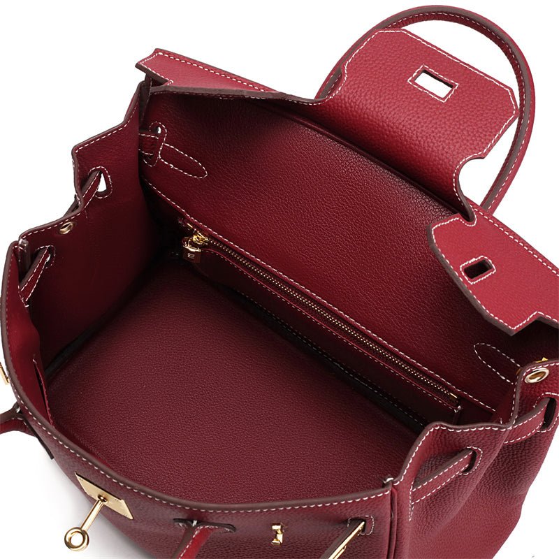 Women's Structured Top Handle Handbag – Elegant Everyday Shoulder Bag