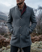 Men's Tailored Winter Overcoat – Warm Lined Classic Coat