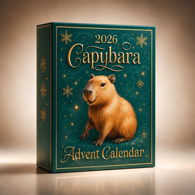 Penny | Capybara Christmas Advent Calendar 2026 with 24 Funny Daily Surprises