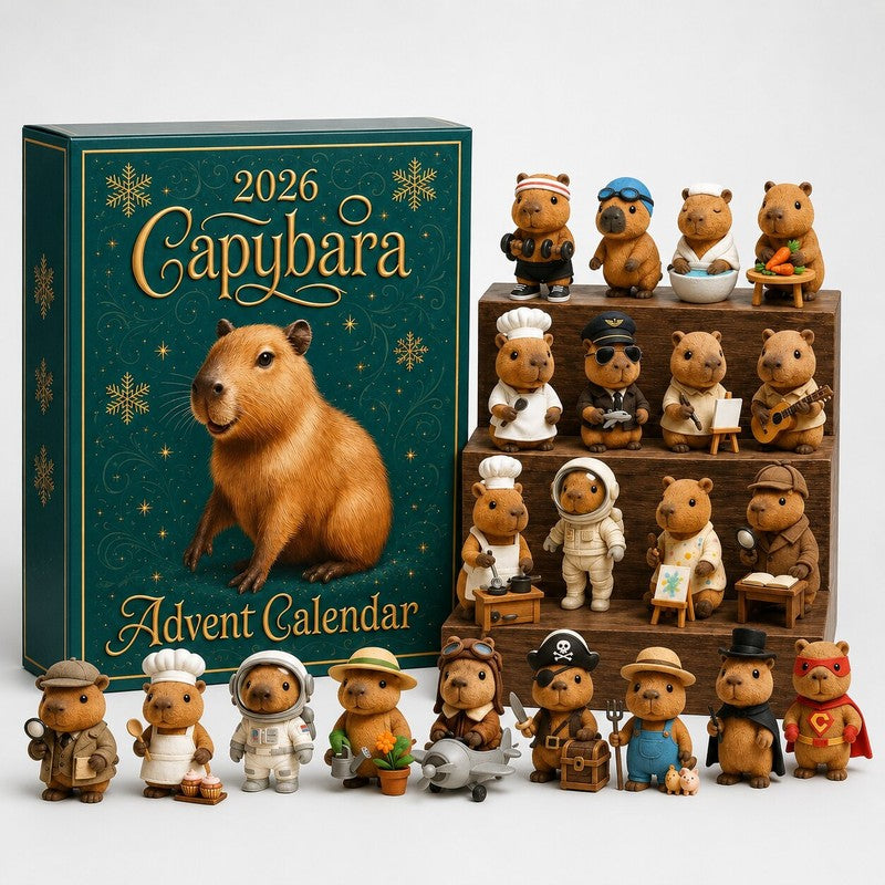 Penny | Capybara Christmas Advent Calendar 2026 with 24 Funny Daily Surprises