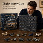 Theo | Aviation Christmas Advent Calendar 2026 with 24 Collectible Aircraft Models