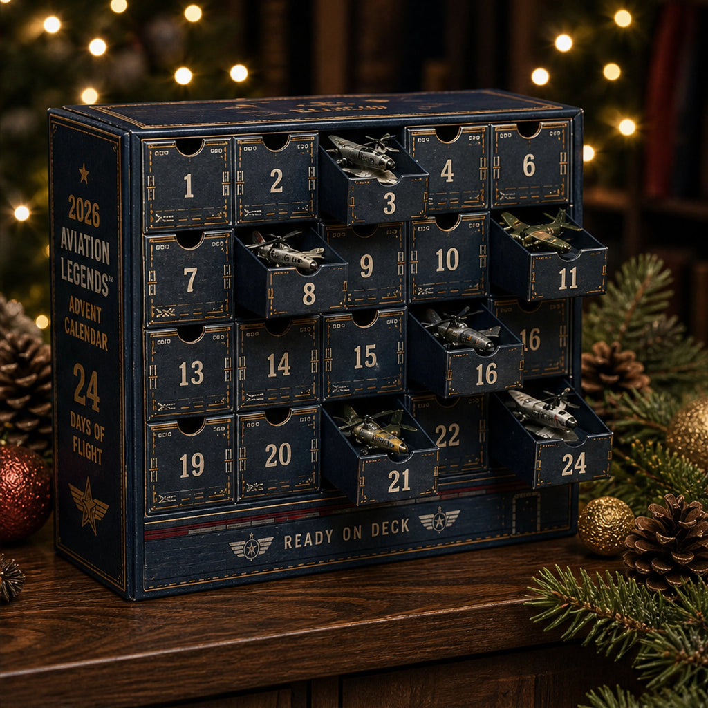 Theo | Aviation Christmas Advent Calendar 2026 with 24 Collectible Aircraft Models