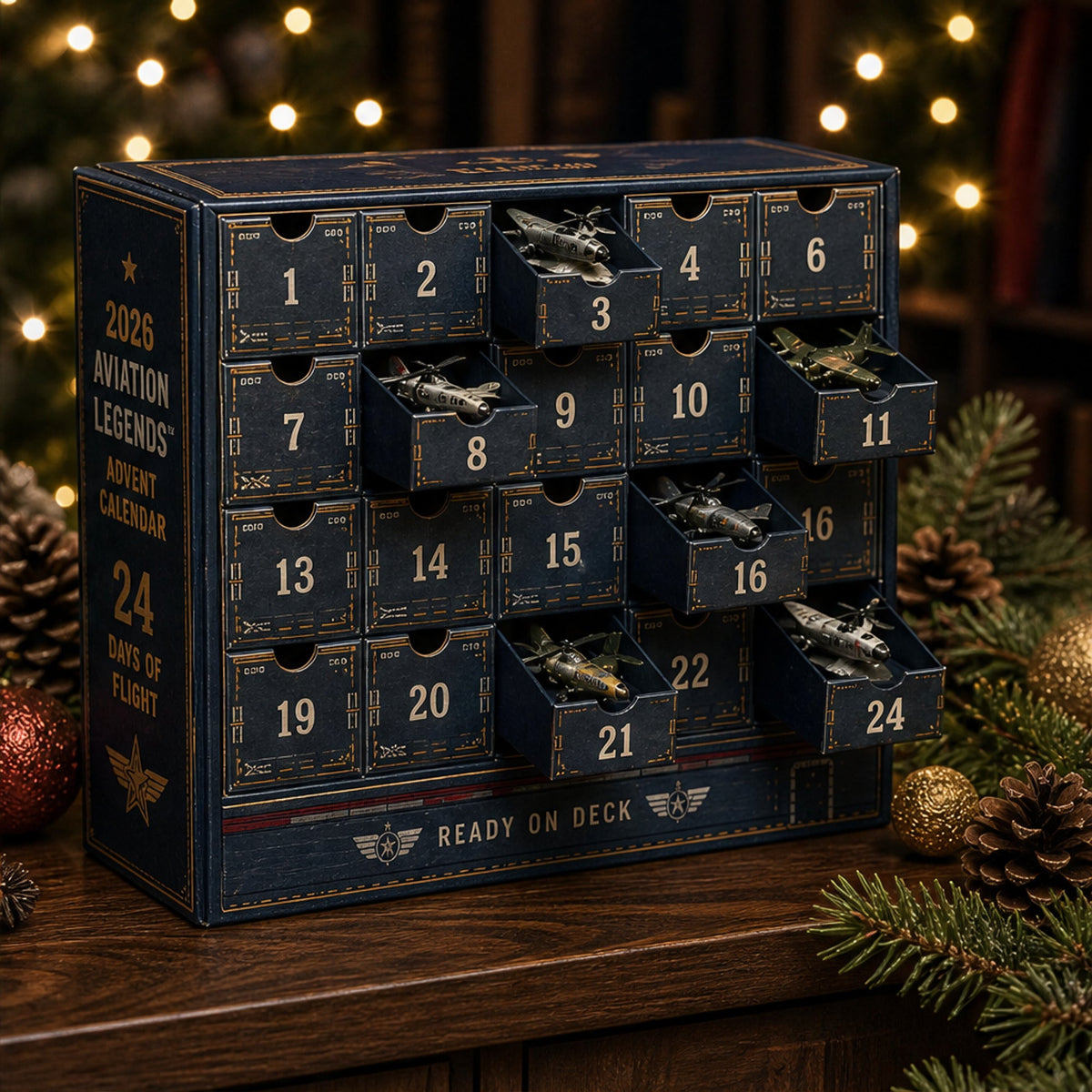 Theo | Aviation Christmas Advent Calendar 2026 with 24 Collectible Aircraft Models