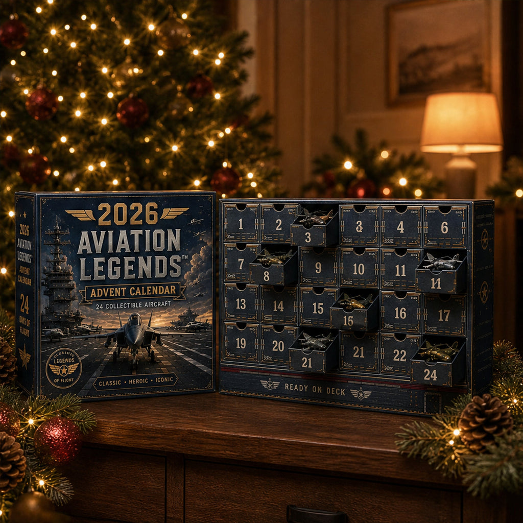 Theo | Aviation Christmas Advent Calendar 2026 with 24 Collectible Aircraft Models