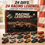 Dean | Classic Car Christmas Advent Calendar with 24 Retro Mini Vehicles