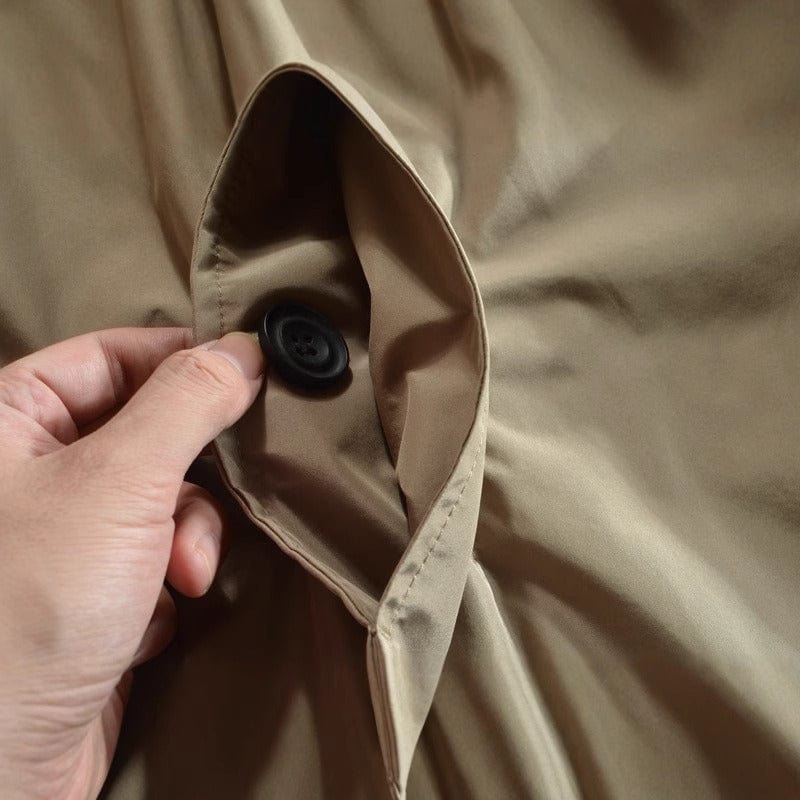 Grant | Men Quilted Lining Button Front Car Coat